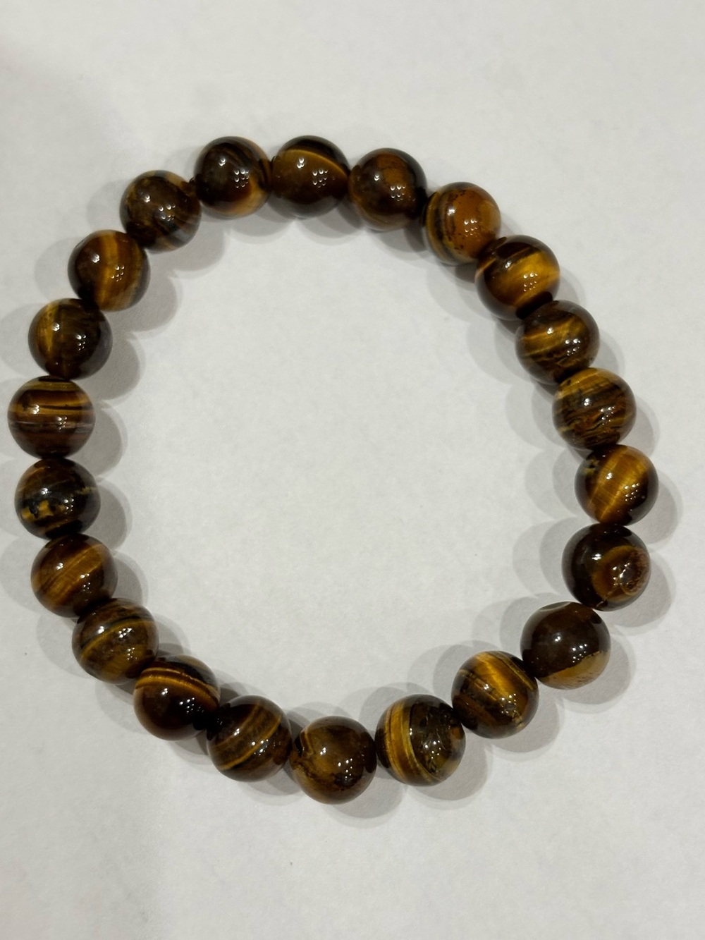 Tiger Eye 8mm Beaded Stretch Bracelet